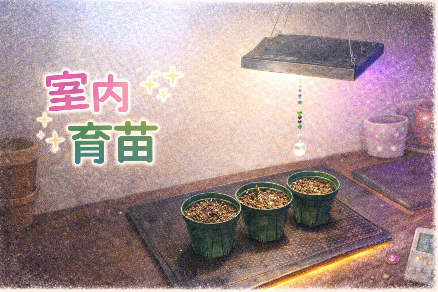 室内の育苗環境について